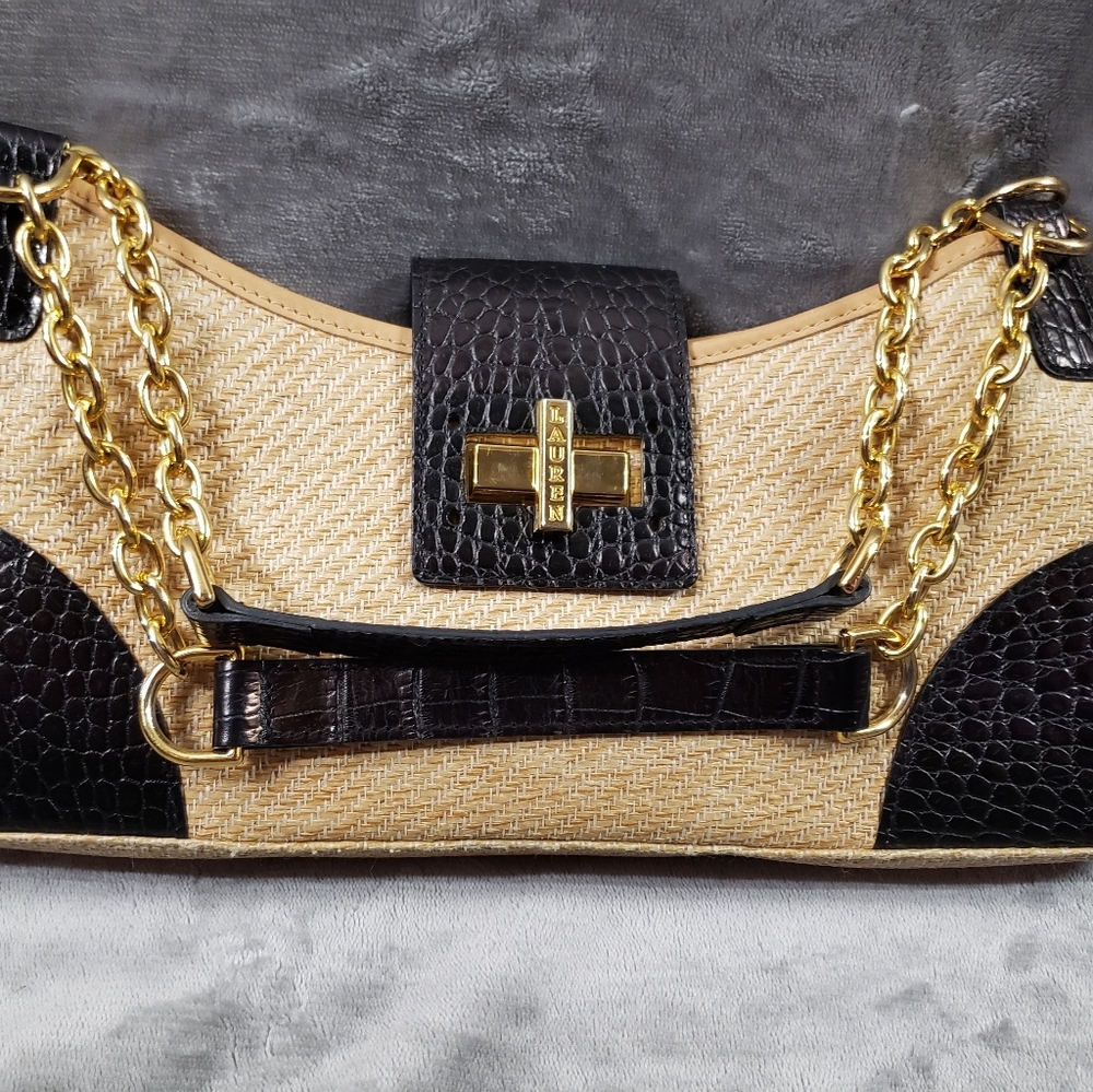 Ralph Lauren Straw Bag